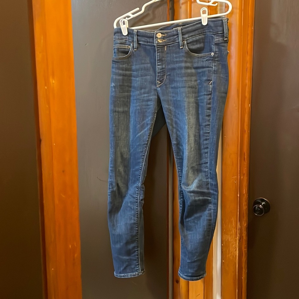 Express  cropped leggings mid rise pants size 10.